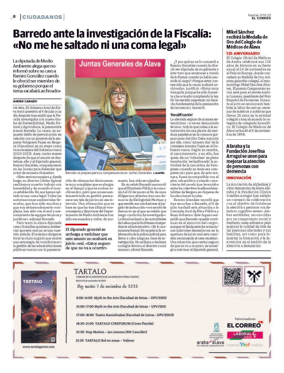 Wednesday Program - Tartalo Festival