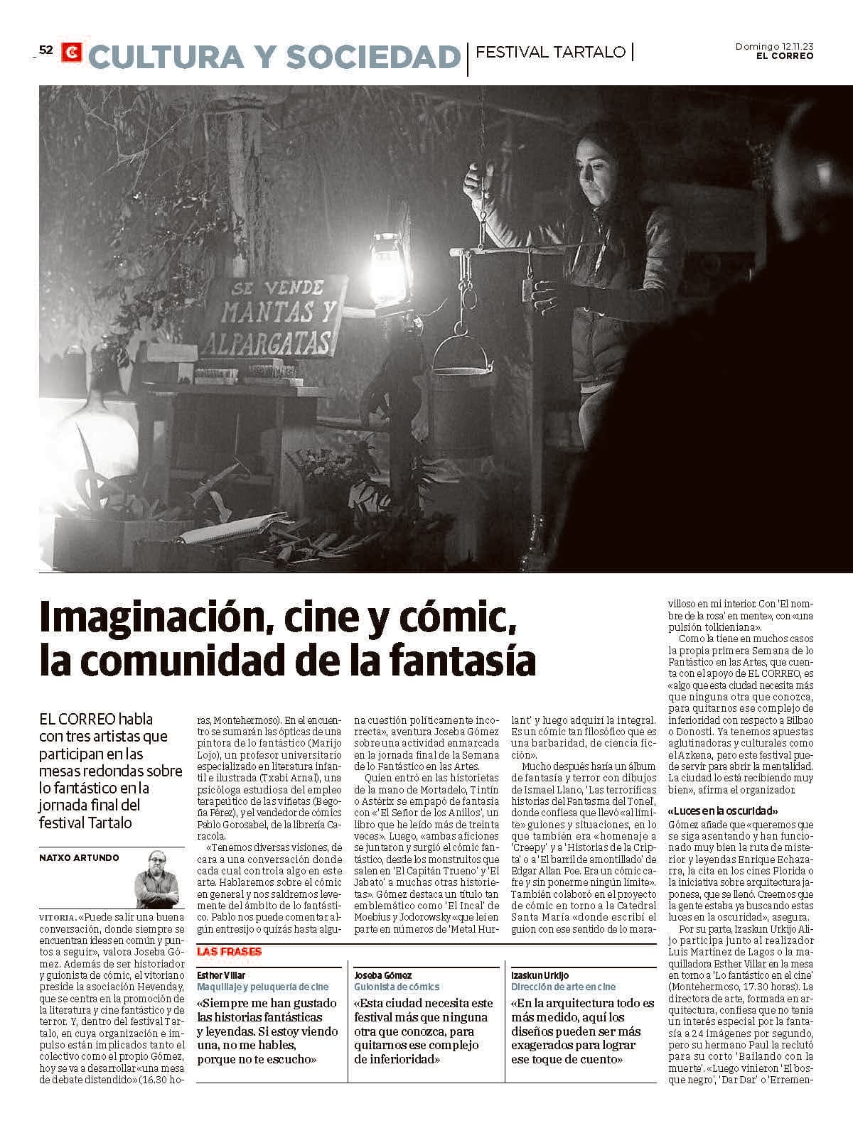 Imagination, cinema and comics, the fantasy community