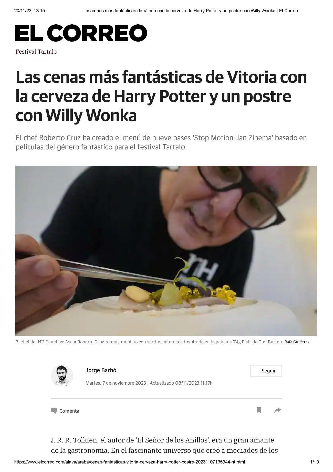 Tartalo 2023 - Week of the fantastic in the arts