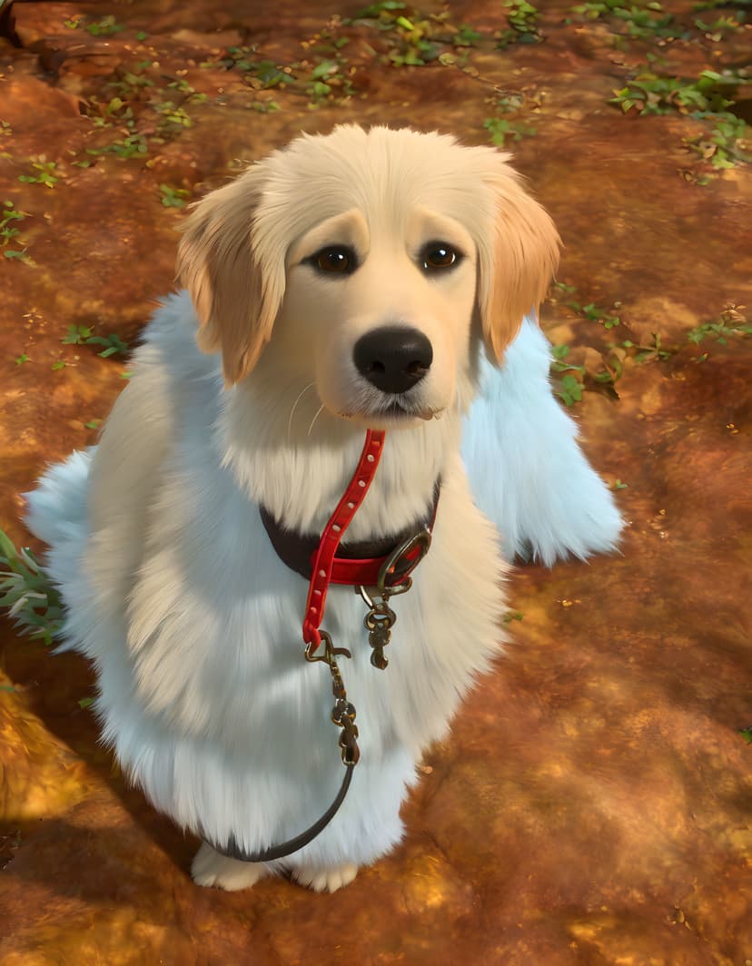 Golden retriever puppy